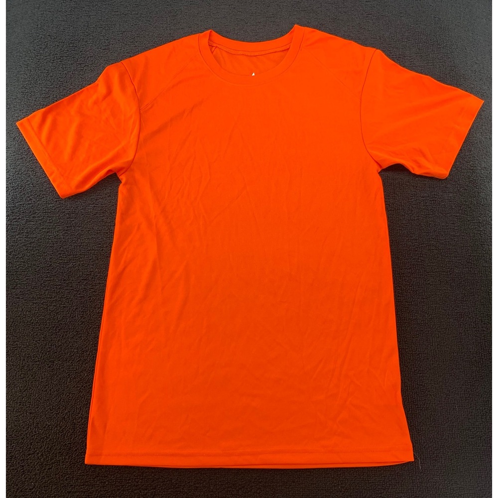 BSN SPORTS Performance Apparel Orange Short Sleeve T Shirt Size‎ S